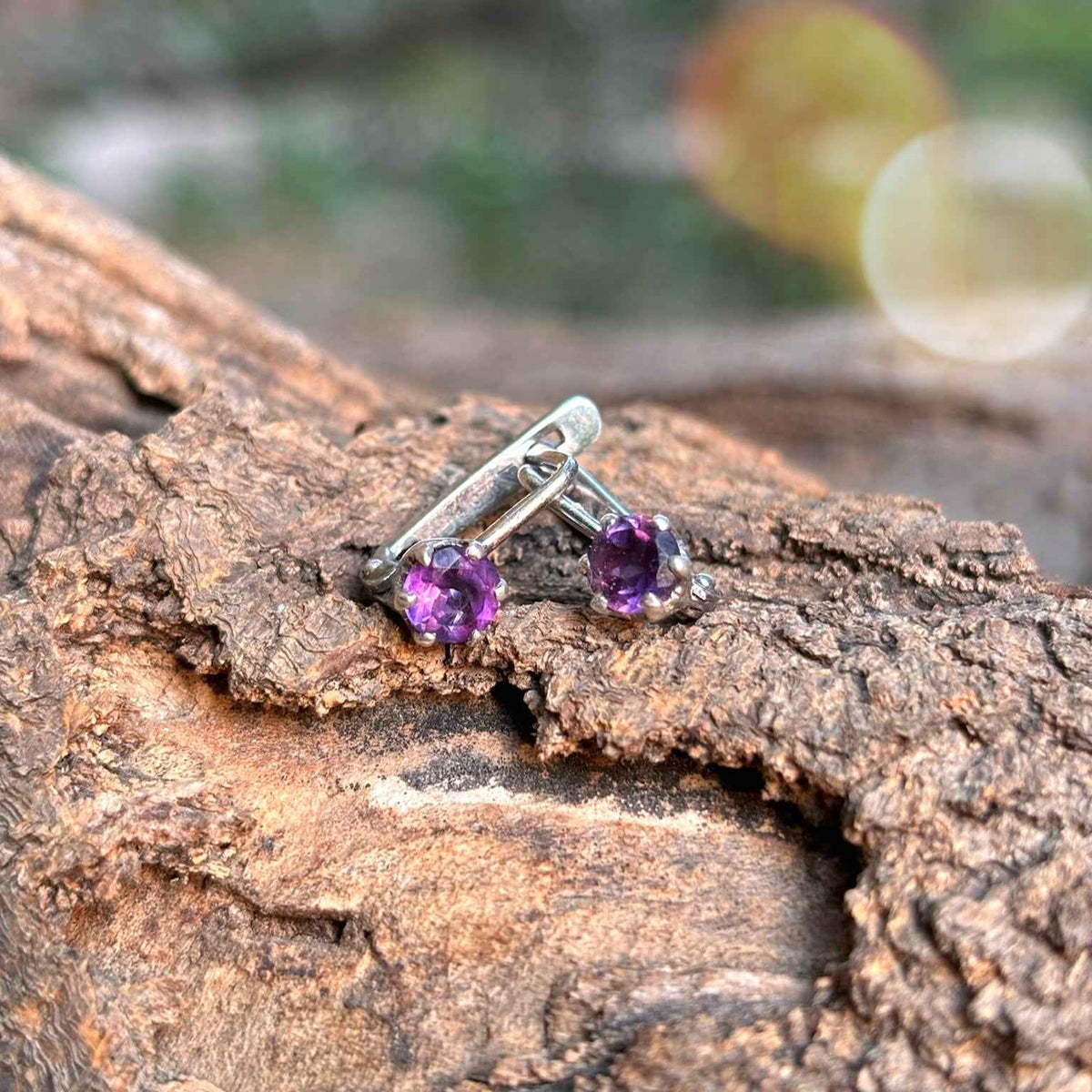 Plum Earrings