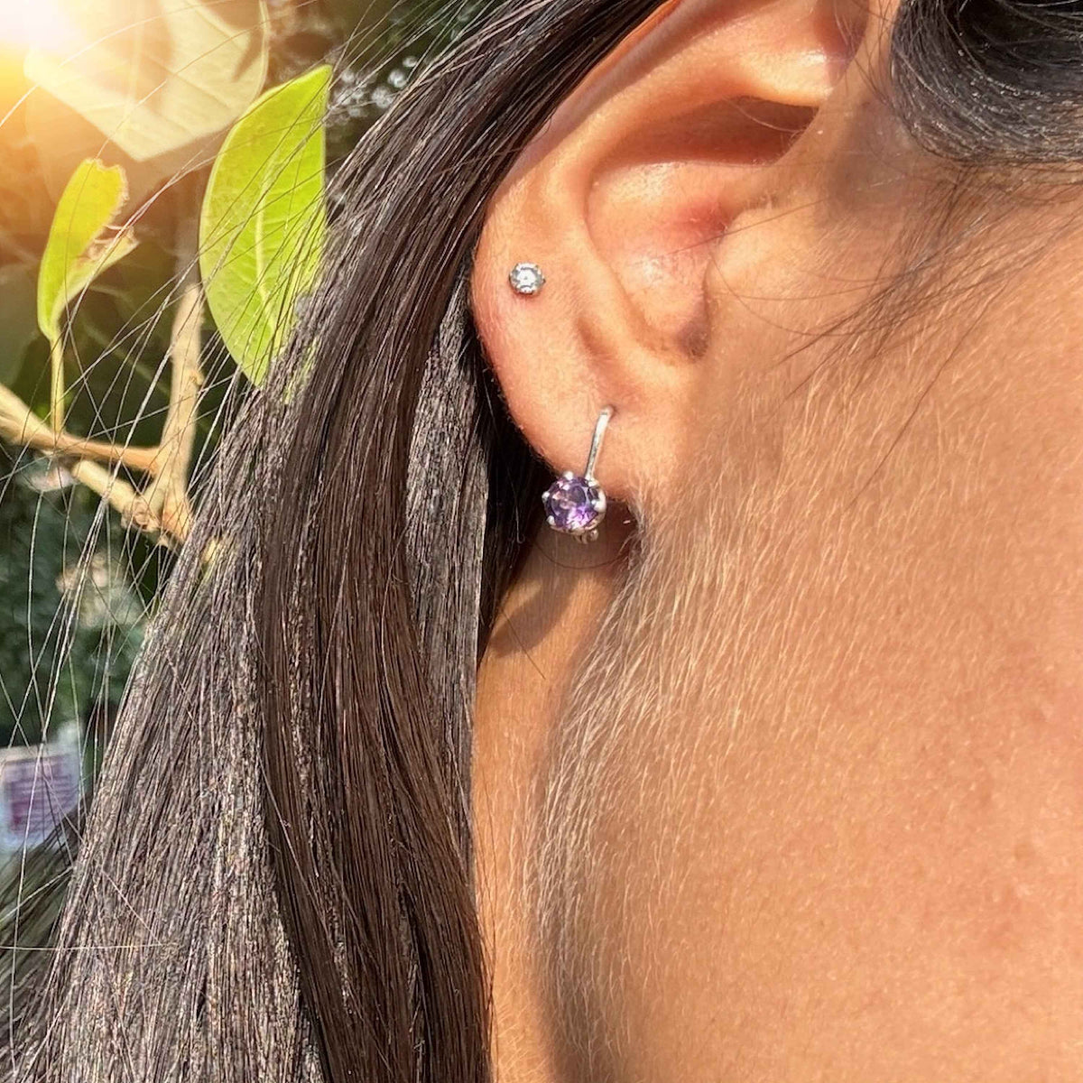 Plum Earrings